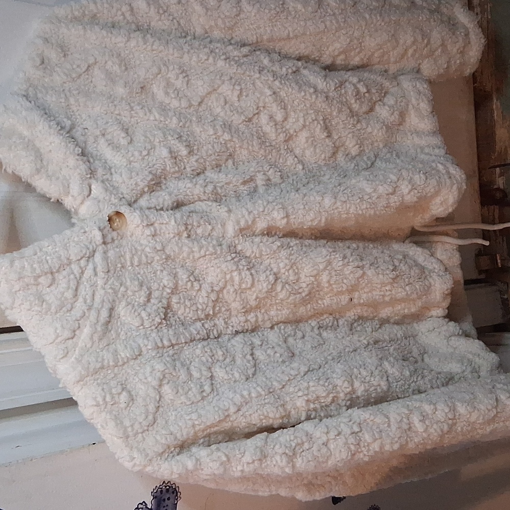 Cider Cream  Plush Jacket